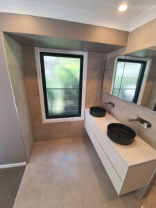Tiled Bathroom Interior