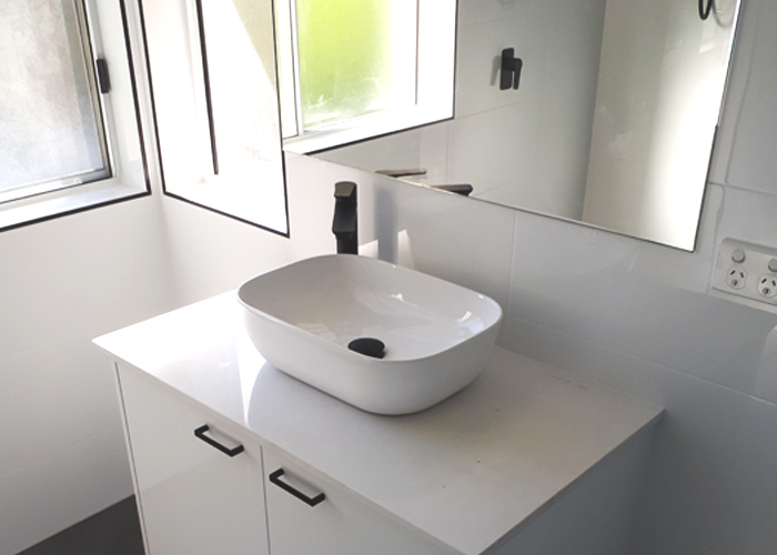 Black & White Bathroom Vanity 