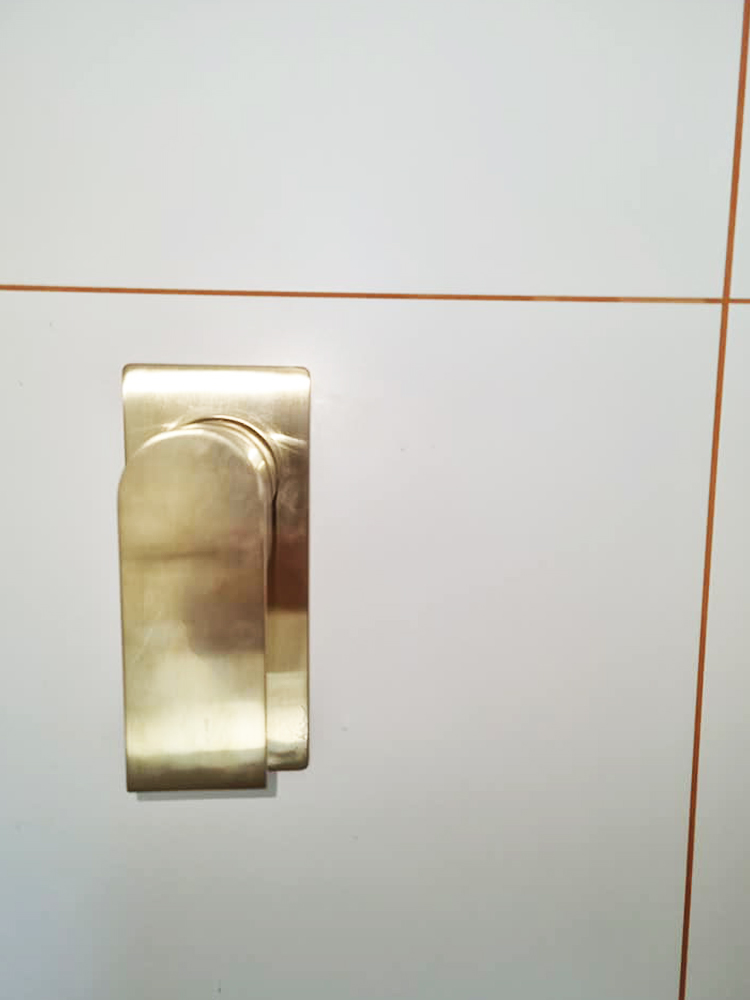 Brushed Brass Shower Tapware