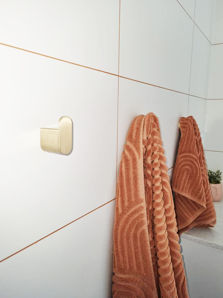 Brushed Brass Towel Holders