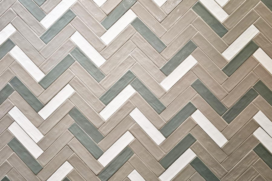 Herringbone tiles come in large variety of design possibilities