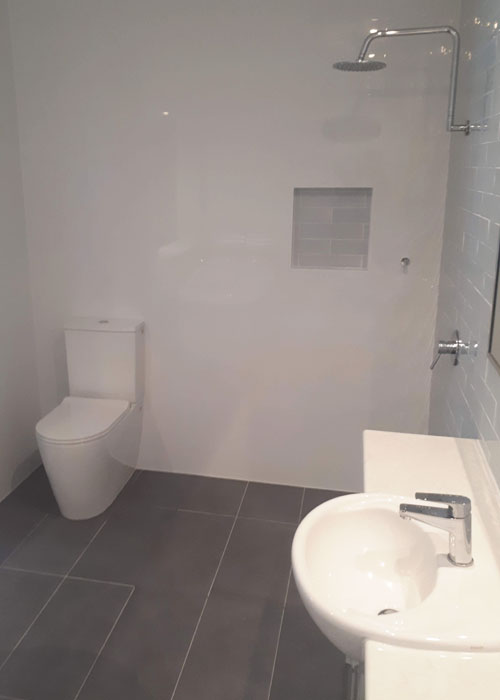 Light Grey Bathroom Layout