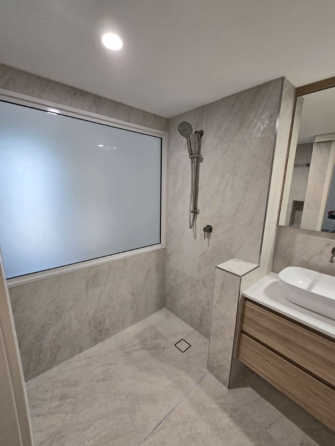 Main Beach bathroom renovation after