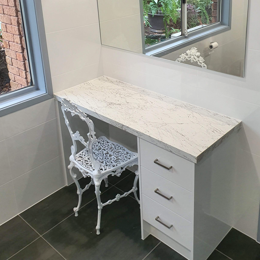 Ornate Chair Bathroom Renovation