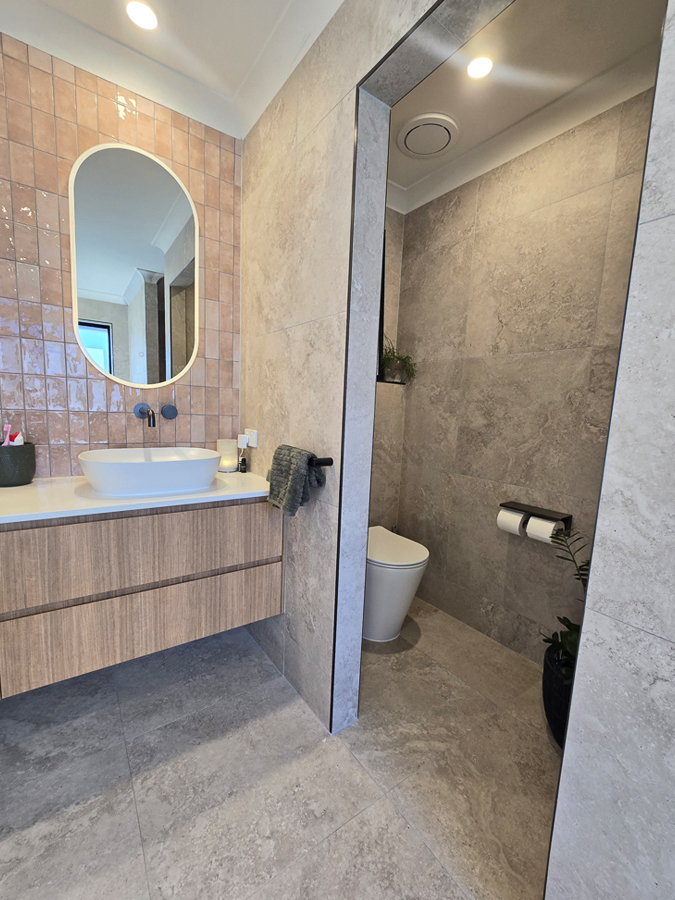Private, considered toilet nook