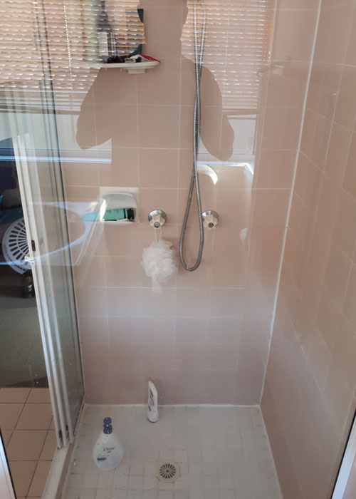 Pre-Renovation Shower