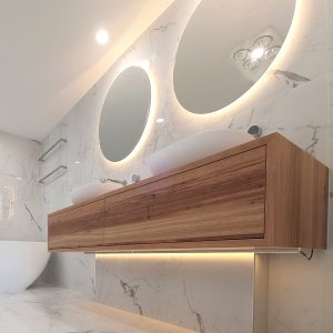 Timber & Marble Bathroom Renovation